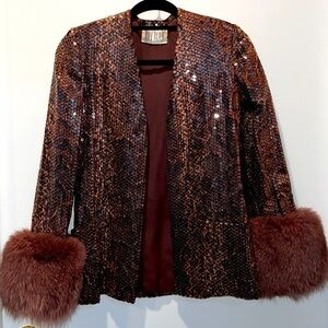 Vintage Bill Blass Sequin Suit